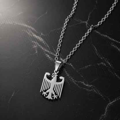 Deutscher Adler Kette mit Edelstahlband